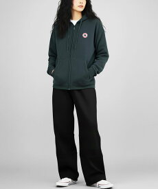 【SALE／50%OFF】CONVERSE CONVERSE コンバース パーカー メンズ フルジップ ワッフル フリース レディース ユニセックス オーバーサイズ マルカワ トップス パーカー・フーディー グリーン ネイビー ブラック