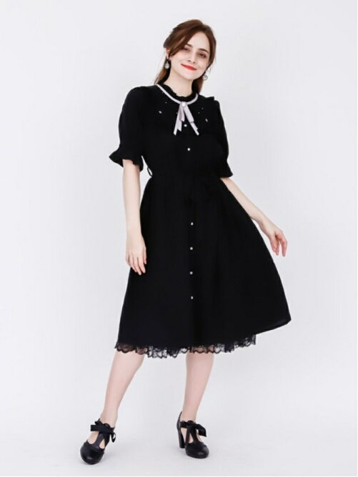 Axes Femme W ブローチ付ブラウスワンピース Rakuten Fashion 楽天ファッション 旧楽天ブランドアベニュー Bf2470