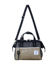 anello CROSS BOTTLE 口金 ショルダーバッグ アネロ バッグ ショルダーバッグ カーキグリーン ネイビー ピンク グリーン ブラック【送料無料】