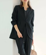 【SALE／28%OFF】Ranan ＜2点セット＞ラウンドヘムジャケットセットアップ ラナン スーツ・フォーマル セ…