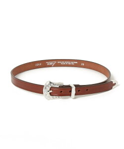 MANASTASH TORY LEATHER/3/4inch 3-Piece SilverBuckle SetBelt �}�i�X�^�b�V�� �t�@�b�V�����G�� �x���g �u���E���y���������z