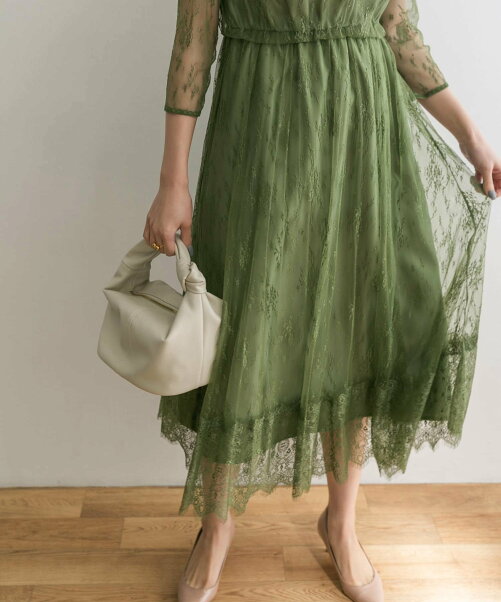 Urban Research 一部web限定カラー La Maison 総レースロングワンピース Rakuten Fashion 楽天ファッション 旧楽天ブランドアベニュー P