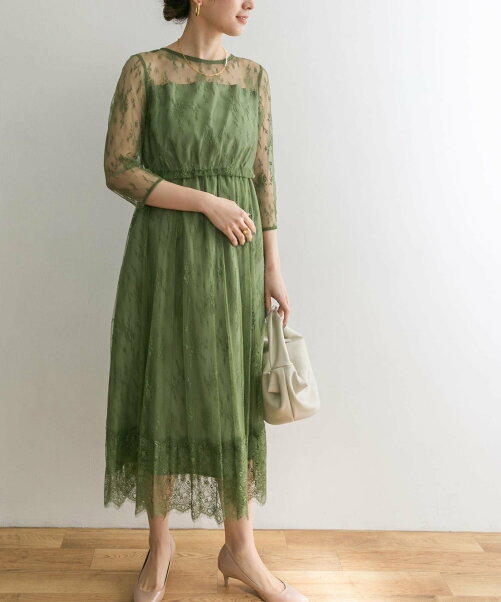 Urban Research 一部web限定カラー La Maison 総レースロングワンピース Rakuten Fashion 楽天ファッション 旧楽天ブランドアベニュー P