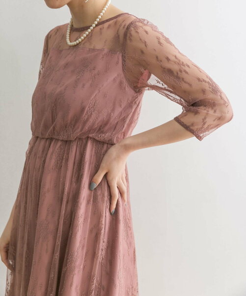 Urban Research 一部web限定カラー La Maison 総レースロングワンピース Rakuten Fashion 楽天ファッション 旧楽天ブランドアベニュー P