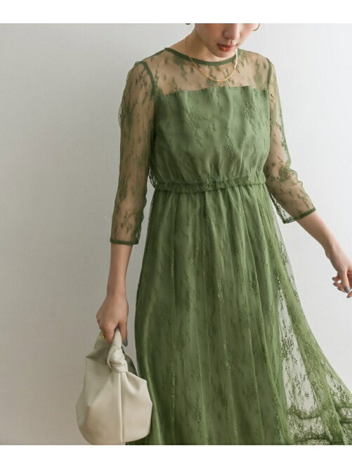 Urban Research 一部web限定カラー La Maison 総レースロングワンピース Rakuten Fashion 楽天ファッション 旧楽天ブランドアベニュー P