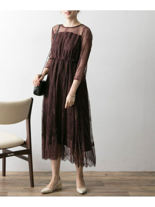 Urban Research 一部web限定カラー La Maison 総レースロングワンピース Rakuten Fashion 楽天ファッション 旧楽天ブランドアベニュー P