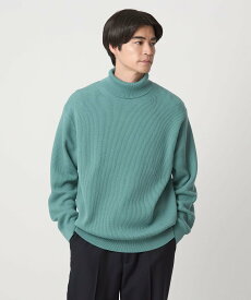 【SALE／40%OFF】UNITED ARROWS green label relaxing コットン アゼ タートル ネック ニット ユナイテッドアローズ グリーンレーベルリラクシング トップス ニット グレー ブラック【送料無料】