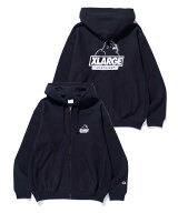 XLARGE XLARGE x Champion REVERSE WEAVE ZIP UP HOODED SWEATSHIRT エクストララージ トップス スウェッ…
