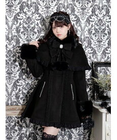 【SALE／30%OFF】NOEMIE ゴシックフリルレースアップケープコート ノエミー ジャケット・アウター その他のジャケット・アウター グレー【送料無料】