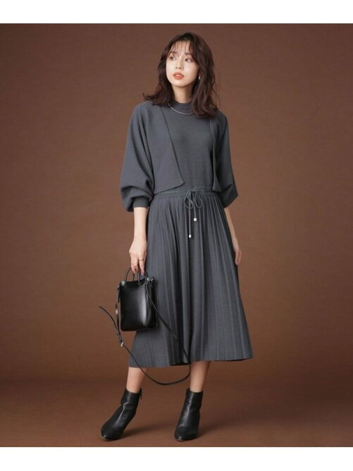 Nano Universe ボレロカーディガンセットニットワンピース Rakuten Fashion 楽天ファッション 旧楽天ブランドアベニュー Cb2471