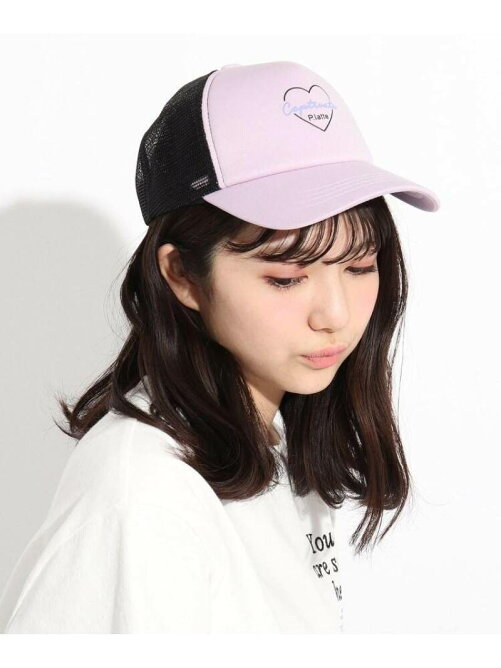pink latte ハートプリントメッシュcap rakuten fashion 楽天ファッション 旧楽天ブランドアベニュー cw9471