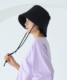 【SALE／50%OFF】UNFILO FINE MOVE ミニマルバケットハット アンフィーロ 帽子 ハット ブラック