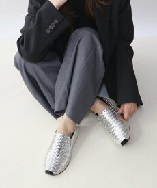 【SALE／50%OFF】Fin メッシュスリッポン【低反発スポンジ入り】 フィン シューズ・靴 スリッポン ホワイト シルバー ブラウン ブラック【送料無料】