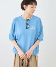【Champion/チャンピオン別注】アソートロゴボートネックハーフスリーブスウェットプルオーバー