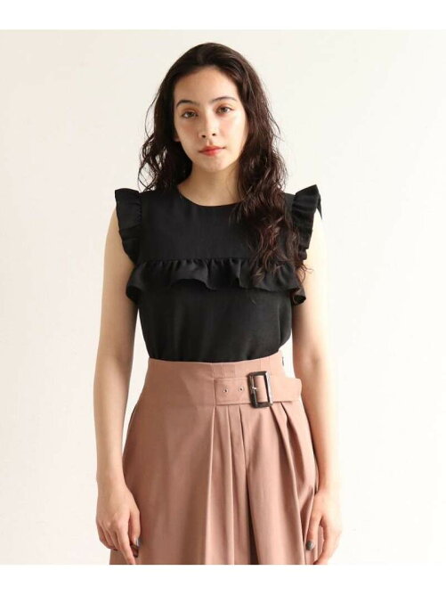 Ag By Aquagirl 洗える リネンライクフリルノースリーブブラウス Rakuten Fashion 楽天ファッション 旧楽天ブランドアベニュー 4472