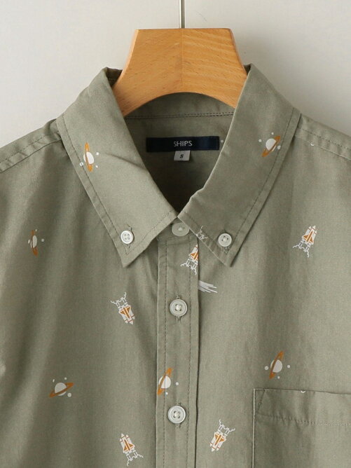 Ships Ships Kids 宇宙柄 ボタンダウン シャツ 145 160cm Rakuten Fashion 楽天ファッション 旧楽天ブランドアベニュー Bn2472