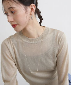 N. Natural Beauty Basic アジャストロングネックレス エヌ ナチュラルビューティーベーシック* アクセサリー・腕時計 ネックレス ゴールド シルバー