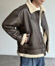 B-3フェイクムートンジャケット