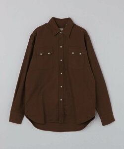 SHIPS MEN WYTHE NEW YORK: MOLESKIN PEARLSNAP SHIRT �V�b�v�X �g�b�v�X �V���c�E�u���E�X �u���b�N �u���E���y���������z