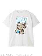 sanrio house 【ONLINE限定カラーあり】【SUMMER BEACH CLUB】ハローキティ(日焼けデザイン)BIG Tシャツ …