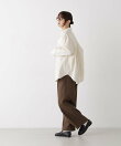 ソフトストレッチタックワイドパンツ(セットアップ可)