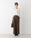 ソフトストレッチタックワイドパンツ(セットアップ可)