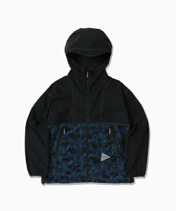 and wander printed wind jacket �A���h�����_�[ �W���P�b�g�E�A�E�^�[ ���̑��̃W���P�b�g�E�A�E�^�[ �u���b�N�y���������z