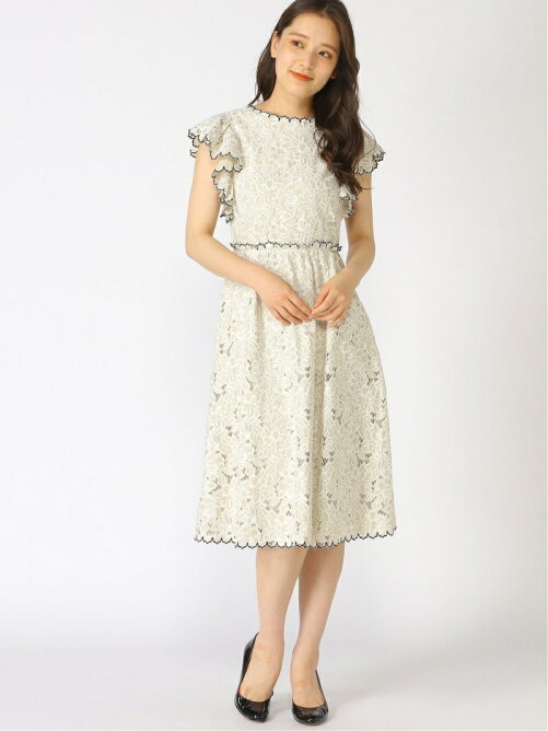 Lanvin En Bleu スカラップレースワンピース Rakuten Fashion 楽天ファッション 旧楽天ブランドアベニュー De1474