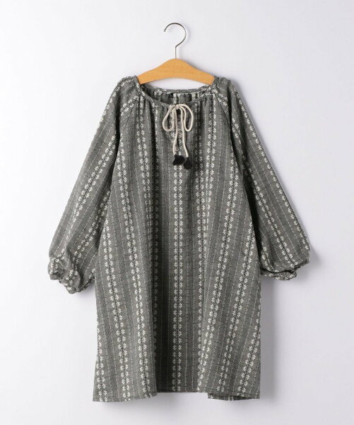 United Arrows Ltd Outlet キッズ 刺しゅうダンガリーワンピース ブラック Rakuten Fashion 楽天ファッション 旧楽天ブランドアベニュー Dm1474
