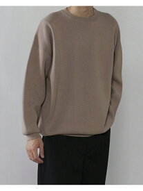 【SALE／70%OFF】BEAMS HEART BEAMS HEART / ミラノリブ ビッグプルオーバー ビームス アウトレット トップス ニット ベージュ