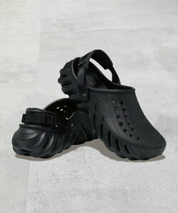 �ySALE�^30%OFF�zFUSE �yCROCS/�N���b�N�X�zECHO CLOG �����Y �r�M �V���[�Y�E�C �T���_�� �u���b�N�y���������z