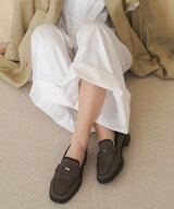 steppi 【VERY掲載】コインローファー ステッピ シューズ・靴 その他のシューズ・靴 ベージュ ブラック【…
