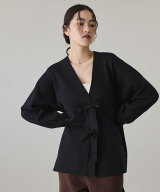 【SALE／40%OFF】ADAM ET ROPE' FEMME 【サステナブル】マルチwayリボンミドルカーディガン アダムエロペ…