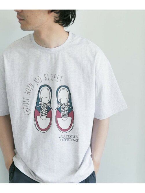 Urban Research Doors Web限定 Wilderness Experience Doors 別注スニーカープリントtシャツ Rakuten Fashion 楽天ファッション 旧楽天ブランドアベニュー Cw8475