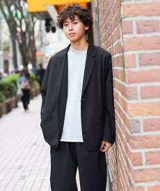 BEAMS HEART MEN 【セットアップ対応・4サイズ展開・洗濯機OK】BEAMS HEART / ドライ ドビー ジャケット&パンツセット イージーケア 通気性 ビームス ハート スーツ・フォーマル セットアップスーツ ブラック ネイビー【送料無料】