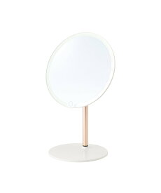 Francfranc LED スタンドミラー フランフラン メイク道具・美容器具 手鏡・メイクミラー ホワイト