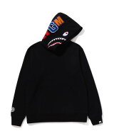 A BATHING APE (M)SHARK PULLOVER HOODIE M ア ベイシング エイプ トップス パーカー・フーディー グレー…