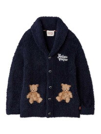 gelato pique 【HOLIDAY】【HOMME】ジェラートスノーベアジャガードショールカーディガン ジェラートピケ インナー・ルームウェア その他のインナー・ルームウェア ネイビー【送料無料】