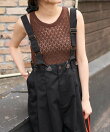 別注 サスペンダー付き ビッグ 2タック ツイルパンツ<セットアップ対応>/チノパンツ/チノ サロペ/サロペット