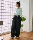 別注 サスペンダー付き ビッグ 2タック ツイルパンツ<セットアップ対応>/チノパンツ/チノ サロペ/サロペット