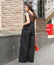 別注 サスペンダー付き ビッグ 2タック ツイルパンツ<セットアップ対応>/チノパンツ/チノ サロペ/サロペット