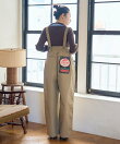 別注 サスペンダー付き ビッグ 2タック ツイルパンツ<セットアップ対応>/チノパンツ/チノ サロペ/サロペット
