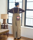 別注 サスペンダー付き ビッグ 2タック ツイルパンツ<セットアップ対応>/チノパンツ/チノ サロペ/サロペット