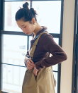 別注 サスペンダー付き ビッグ 2タック ツイルパンツ<セットアップ対応>/チノパンツ/チノ サロペ/サロペット