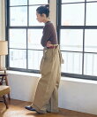 別注 サスペンダー付き ビッグ 2タック ツイルパンツ<セットアップ対応>/チノパンツ/チノ サロペ/サロペット