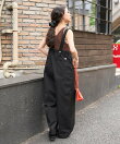 別注 サスペンダー付き ビッグ 2タック ツイルパンツ<セットアップ対応>/チノパンツ/チノ サロペ/サロペット