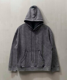 MAISON SPECIAL Chemical Over-Dye Heavy-Weight Sweat Prime-Over Pullover Hoodie メゾンスペシャル トップス パーカー・フーディー ブラック ホワイト パープル レッド ブラウン【送料無料】