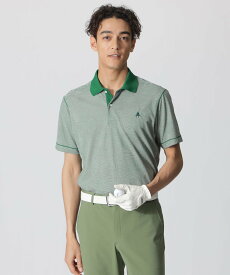 【SALE／40%OFF】Paul Stuart 【吸水速乾】マイクロボーダーポロシャツ(GOLF) ポール・スチュアート トップス ポロシャツ グリーン ブラック パープル ブルー【送料無料】