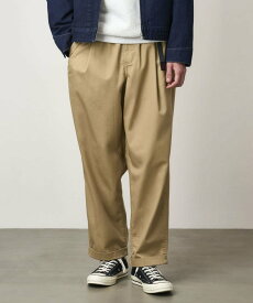 【SALE／10%OFF】GRAMICCI GRAMICCI/T/C TWILL TUCK TAPERED PANT セットアップセブン パンツ その他のパンツ ブラウン グレー ブラック【送料無料】