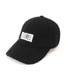 MM6 Maison Margiela リバーシブルテディフリース ナイロンキャップ エムエムシックス 帽子 キャップ ブラック【送料無料】